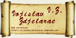 Vojislav Zdjelarac vizit kartica